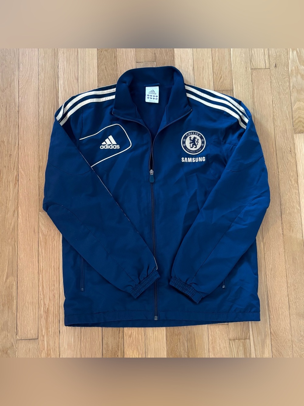 Vintage Chelsea FC Jacket Adidas 2012 Blue Gold Training Men’s Medium